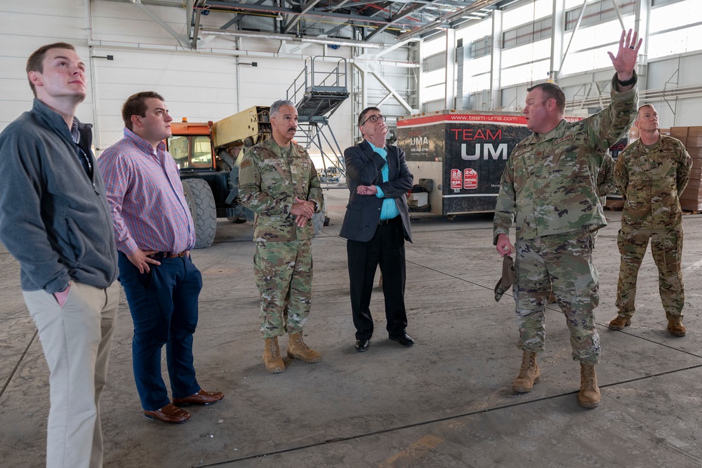 U.S. Rep. Mooney's staff visits 167th Airlift Wing