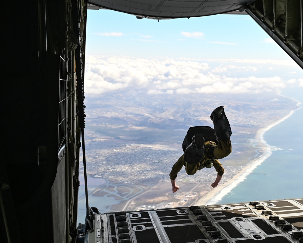 Special Warfare Operators Perform Jump Exercises