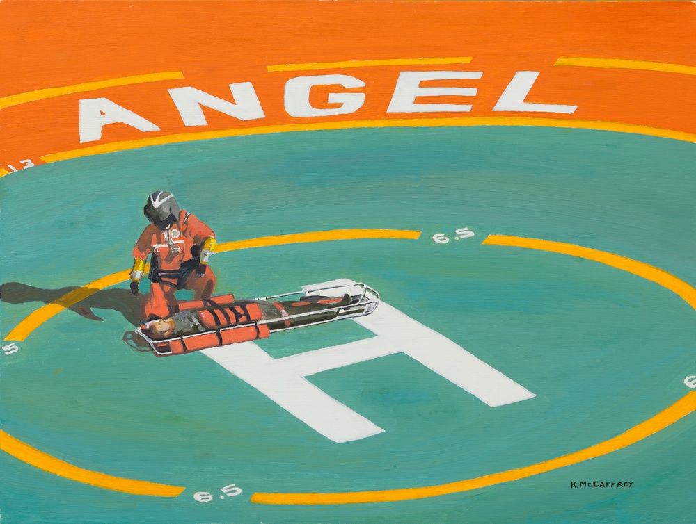 US Coast Guard Art Program 2011 Collection, Ob ID # 201119, "Angel," Kevin McCaffrey (19 of 31)