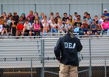 Red Ribbon Week: Texas Counterdrug, DEA visit 45 schools to talk about substance use prevention