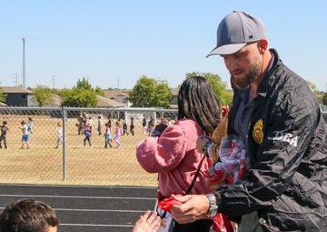 Red Ribbon Week: Texas Counterdrug, DEA visit 45 schools to talk about substance use prevention