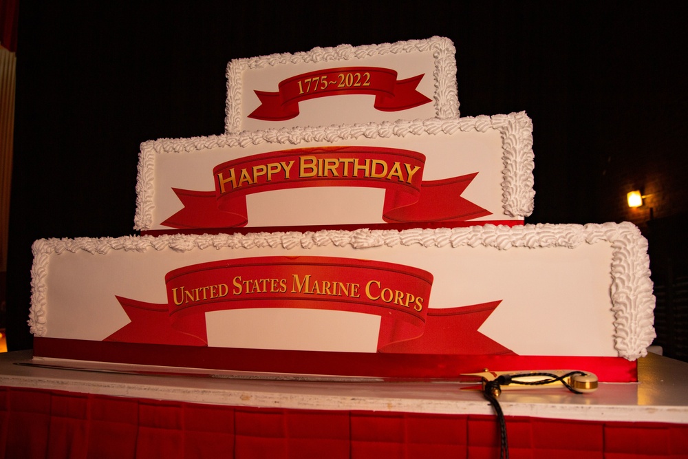 247th Marine Corps Birthday Cake Cutting Ceremony