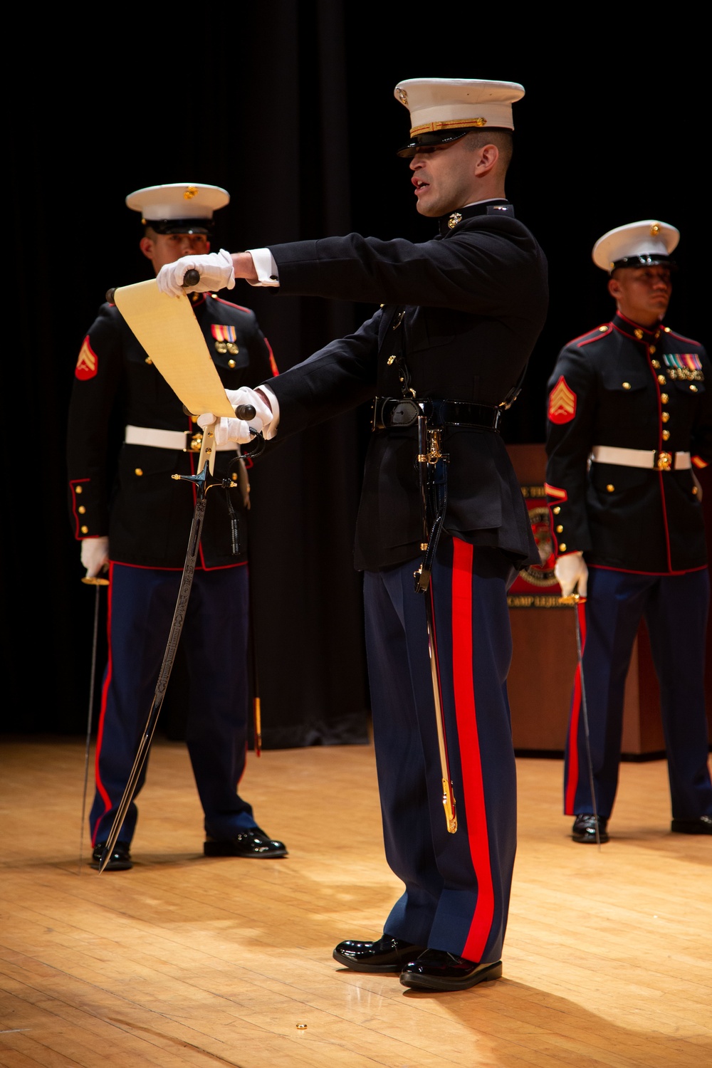 247th Marine Corps Birthday Cake Cutting Ceremony