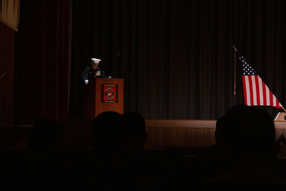 247th Marine Corps Birthday Cake Cutting Ceremony