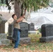 Airmen cleanup local cemetery
