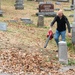 Airmen cleanup local cemetery