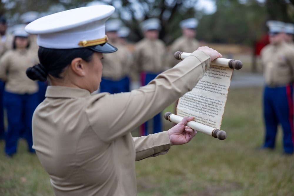 2nd Marine Logistics Group celebrates the Marine Corps 247th Birthday