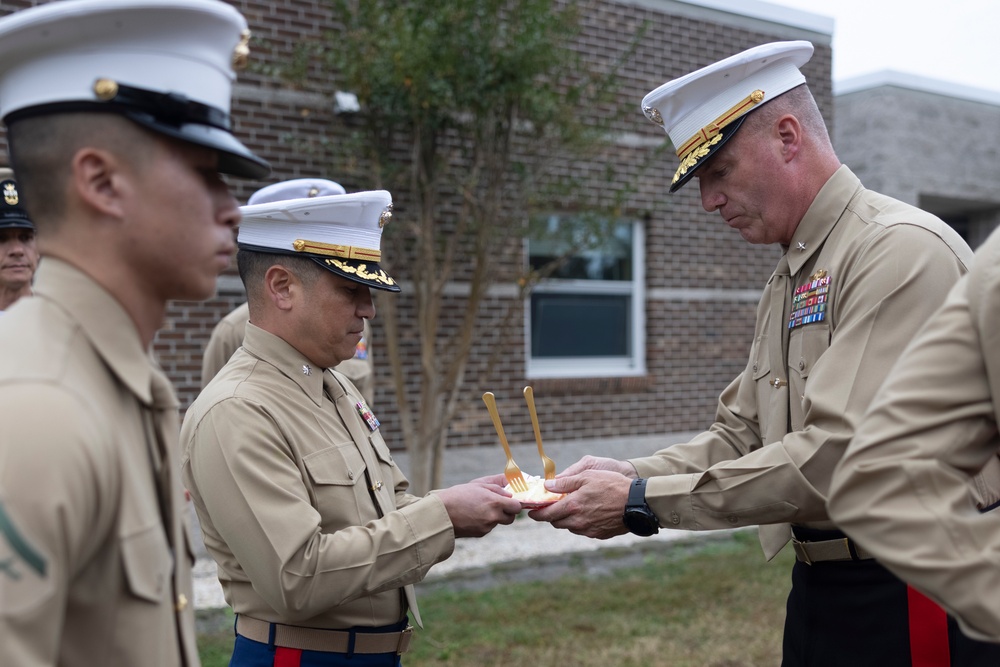 2nd Marine Logistics Group celebrates the Marine Corps 247th Birthday