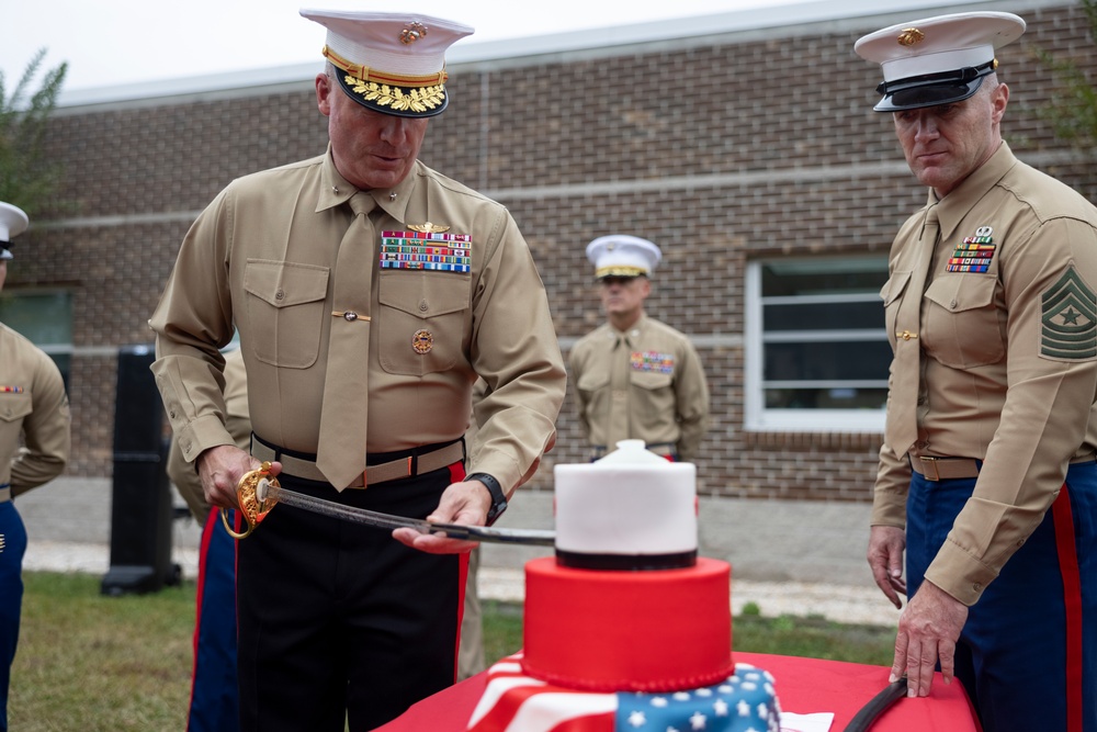 2nd Marine Logistics Group celebrates the Marine Corps 247th Birthday