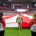 Military members participate Salute to Service game at State Farm Stadium