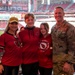 Military members participate Salute to Service game at State Farm Stadium