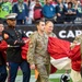 Military members participate Salute to Service game at State Farm Stadium