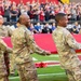 Military members participate Salute to Service game at State Farm Stadium