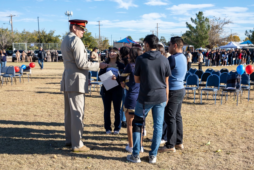 Fabens Park Veterans Day Ceremony 2022