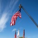 1st Armored Division color guard present arms at Fabens Park Veterans Day Ceremony