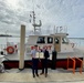 Coast Guard presents public service awards to mariners for fire response