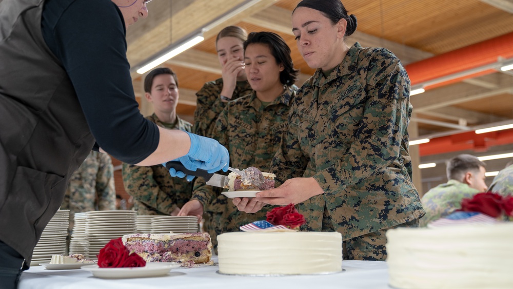 U.S. Marines with Combat Logistics Battalion 6 Hold U.S. Marine Corps 247th Birthday Celebration with Finnish Soldiers