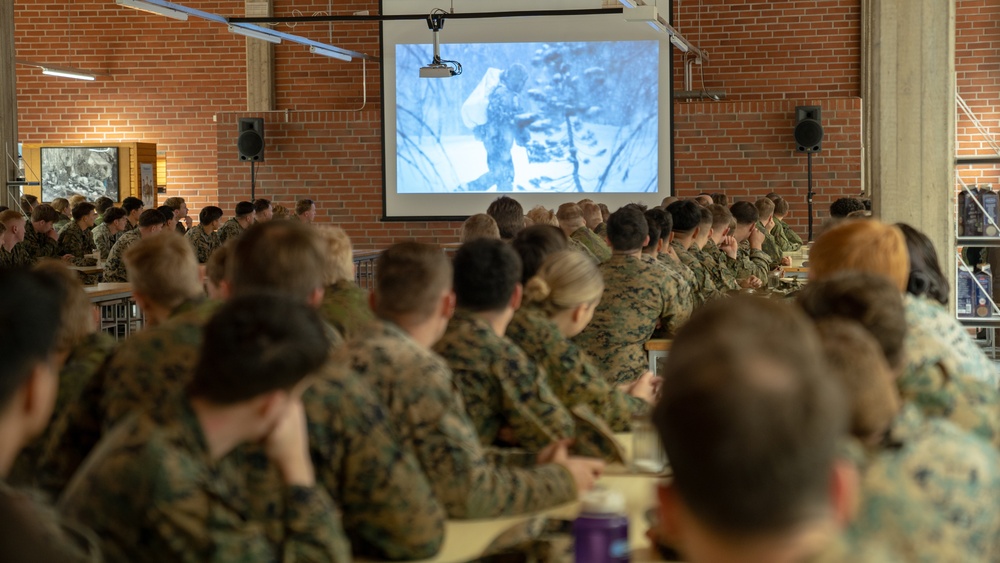 U.S. Marines with Combat Logistics Battalion 6 Hold U.S. Marine Corps 247th Birthday Celebration with Finnish Soldiers