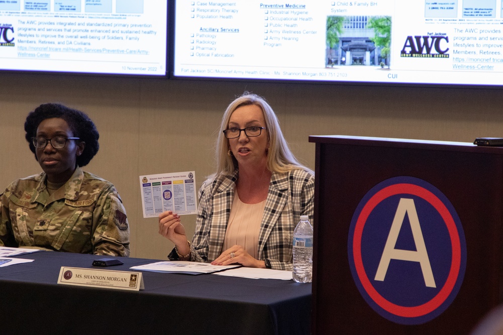 U.S. Army Central Soldiers, Civilians, Families, and Community members gather for Information Exchange