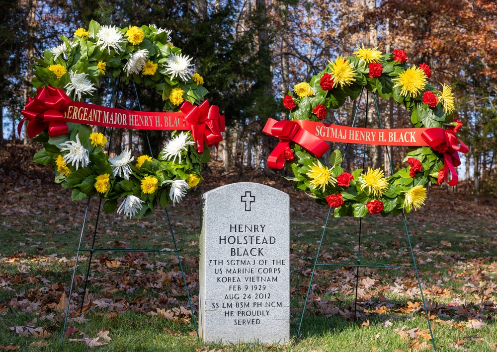 Sgt. Maj. Black Wreath Laying Ceremony