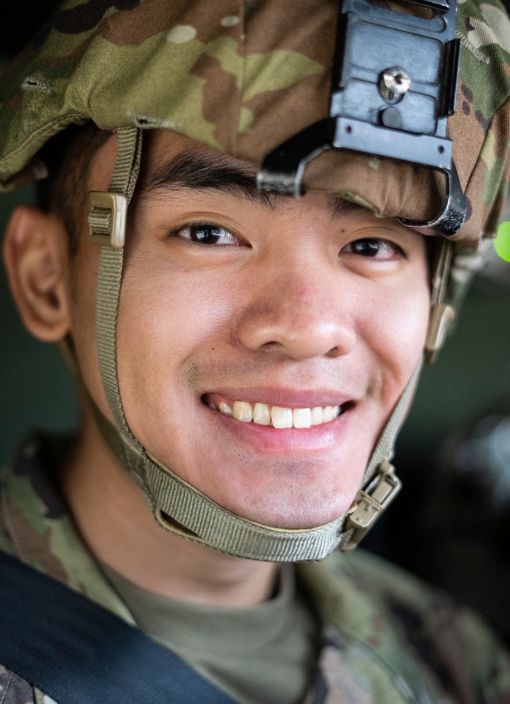 Spc. Josiah Heu of the 89th Sustainment Brigade