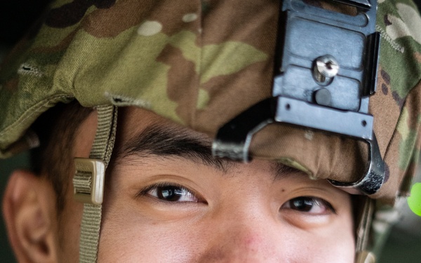 Spc. Josiah Heu of the 89th Sustainment Brigade