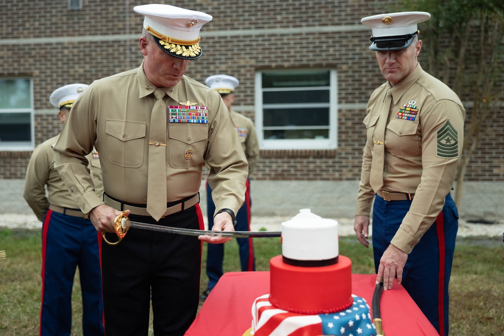 2nd Marine Logistics Group celebrates the Marine Corps 247th Birthday