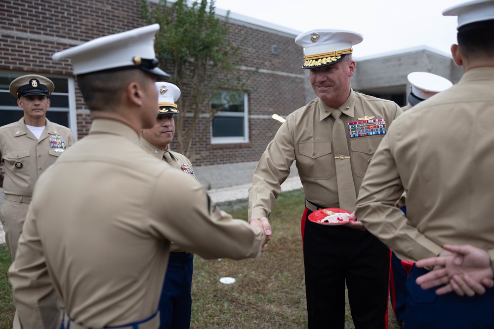 2nd Marine Logistics Group celebrates the Marine Corps 247th Birthday