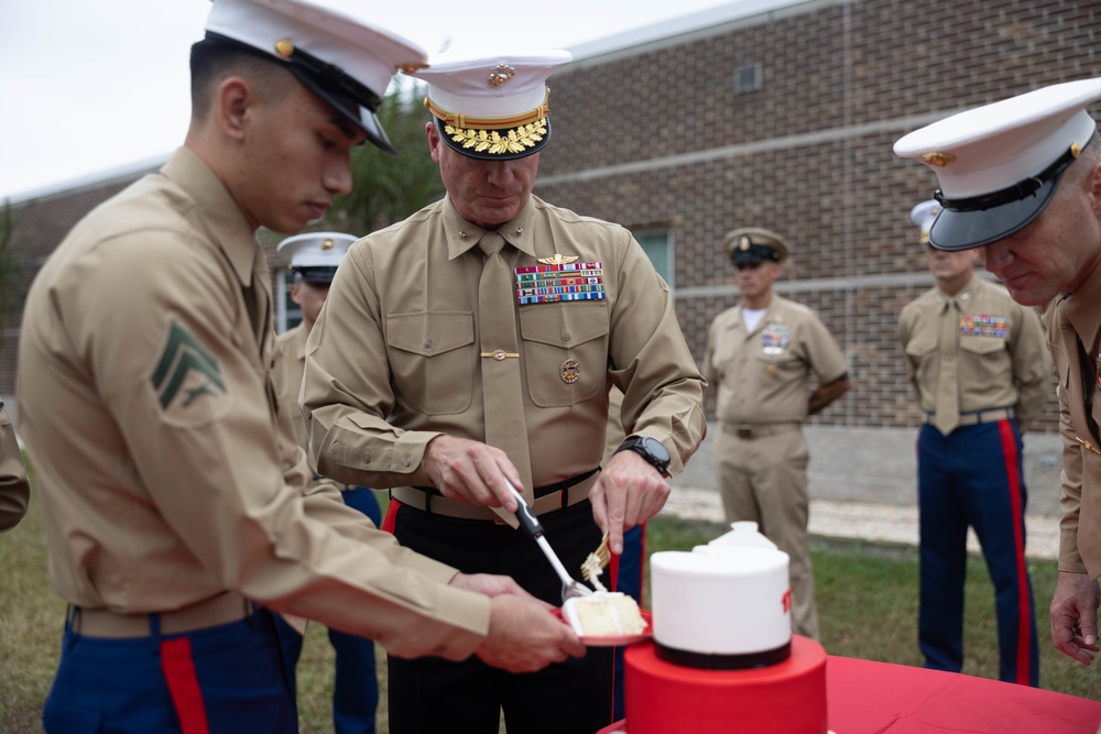 2nd Marine Logistics Group celebrates the Marine Corps 247th Birthday