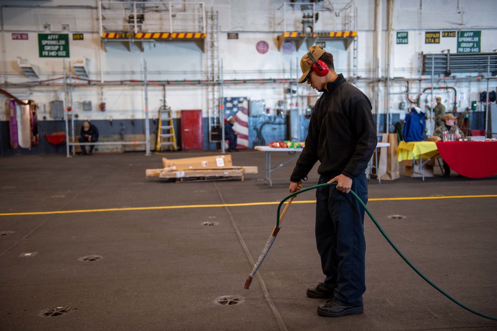 Truman is the flagship of the Harry S. Truman Carrier Strike Group and is currently in port aboard Naval Station Norfolk.