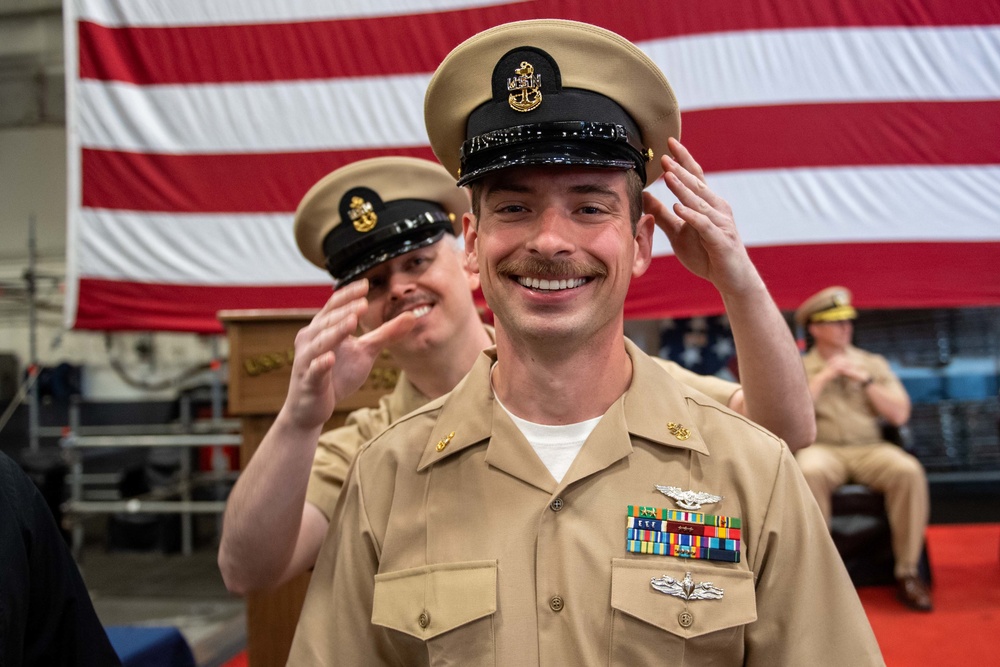 Truman is the flagship of the Harry S. Truman Carrier Strike Group and is currently in port aboard Naval Station Norfolk.