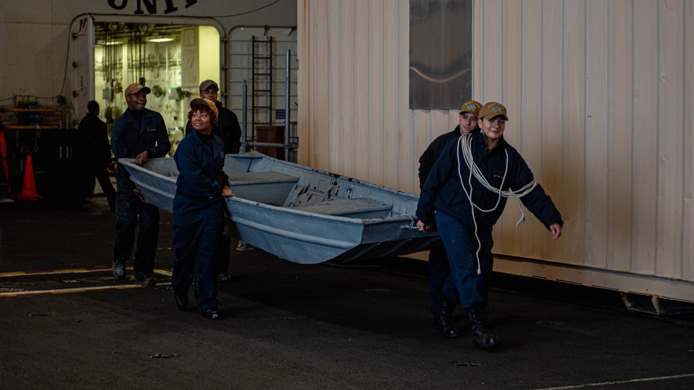 Truman is the flagship of the Harry S. Truman Carrier Strike Group and is currently in port aboard Naval Station Norfolk.