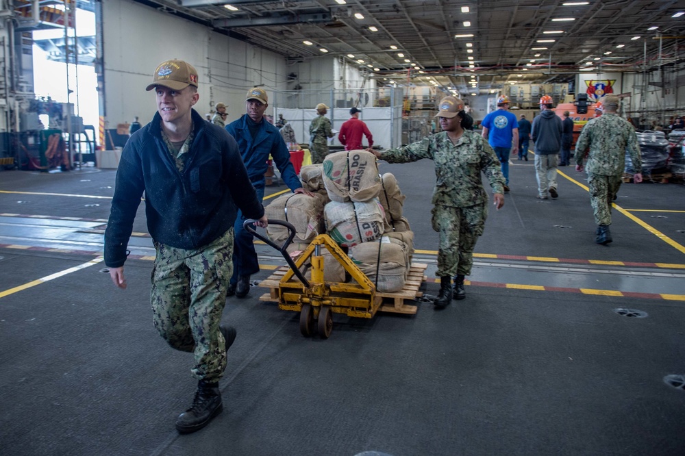 Truman is the flagship of the Harry S. Truman Carrier Strike Group and is currently in port aboard Naval Station Norfolk.