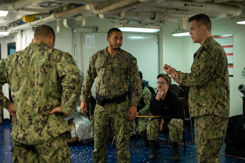 Truman is the flagship of the Harry S. Truman Carrier Strike Group and is currently in port aboard Naval Station Norfolk.