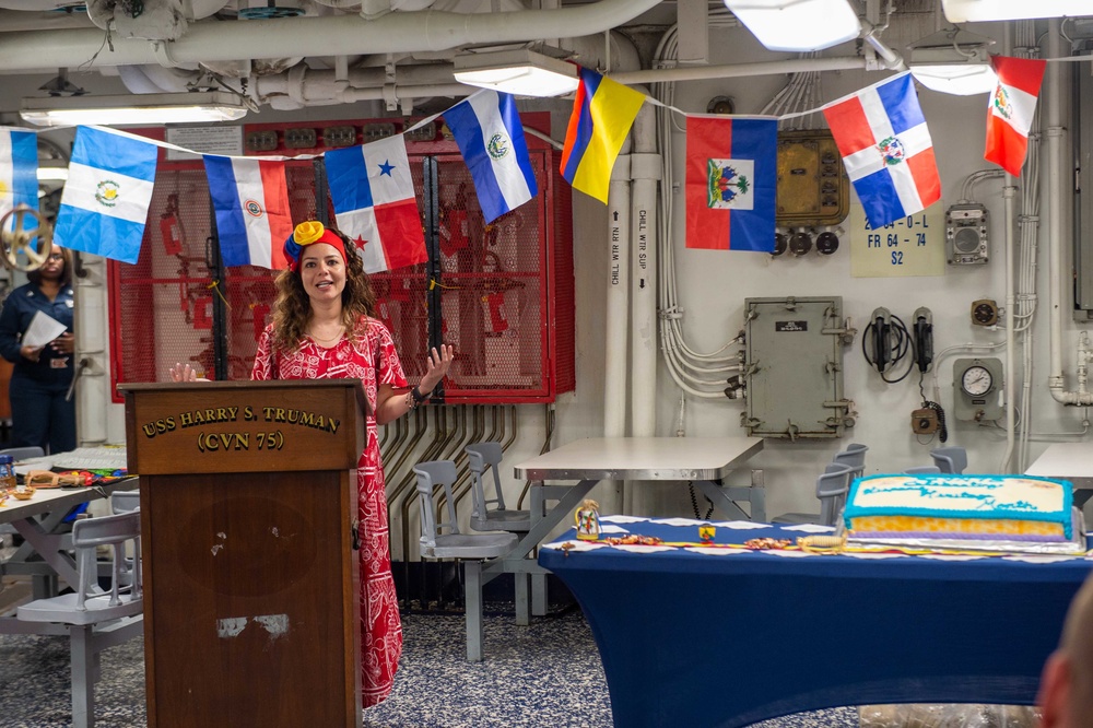 Truman is the flagship of the Harry S. Truman Carrier Strike Group and is currently in port aboard Naval Station Norfolk.