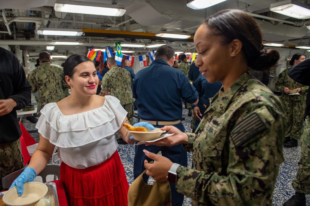 Truman is the flagship of the Harry S. Truman Carrier Strike Group and is currently in port aboard Naval Station Norfolk.