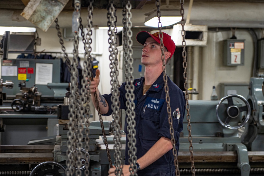 Truman is the flagship of the Harry S. Truman Carrier Strike Group and is currently in port aboard Naval Station Norfolk.