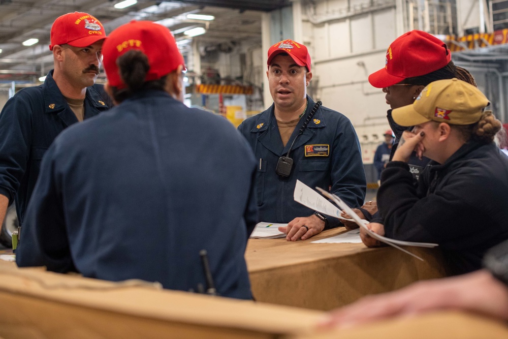 Truman is the flagship of the Harry S. Truman Carrier Strike Group and is currently in port aboard Naval Station Norfolk.