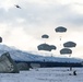 Arctic Angels jump over Malemute