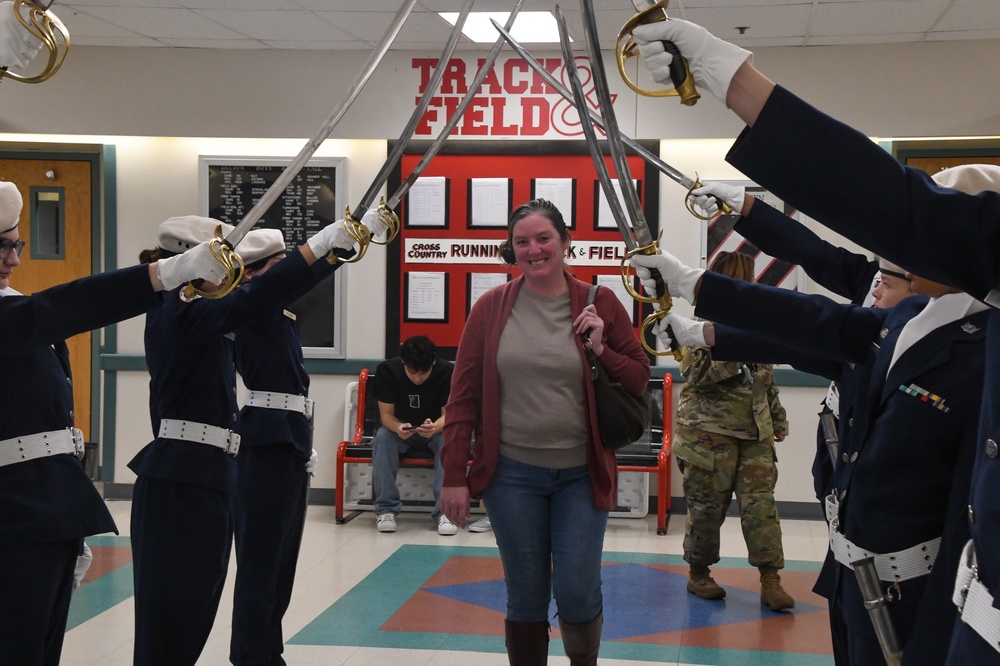 Serving up Veterans Day Breakfast at Eielson Air Force Base