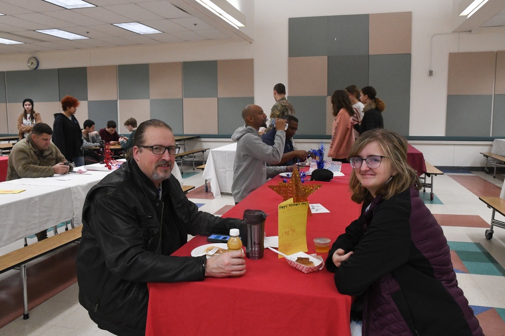 Serving up Veterans Day Breakfast