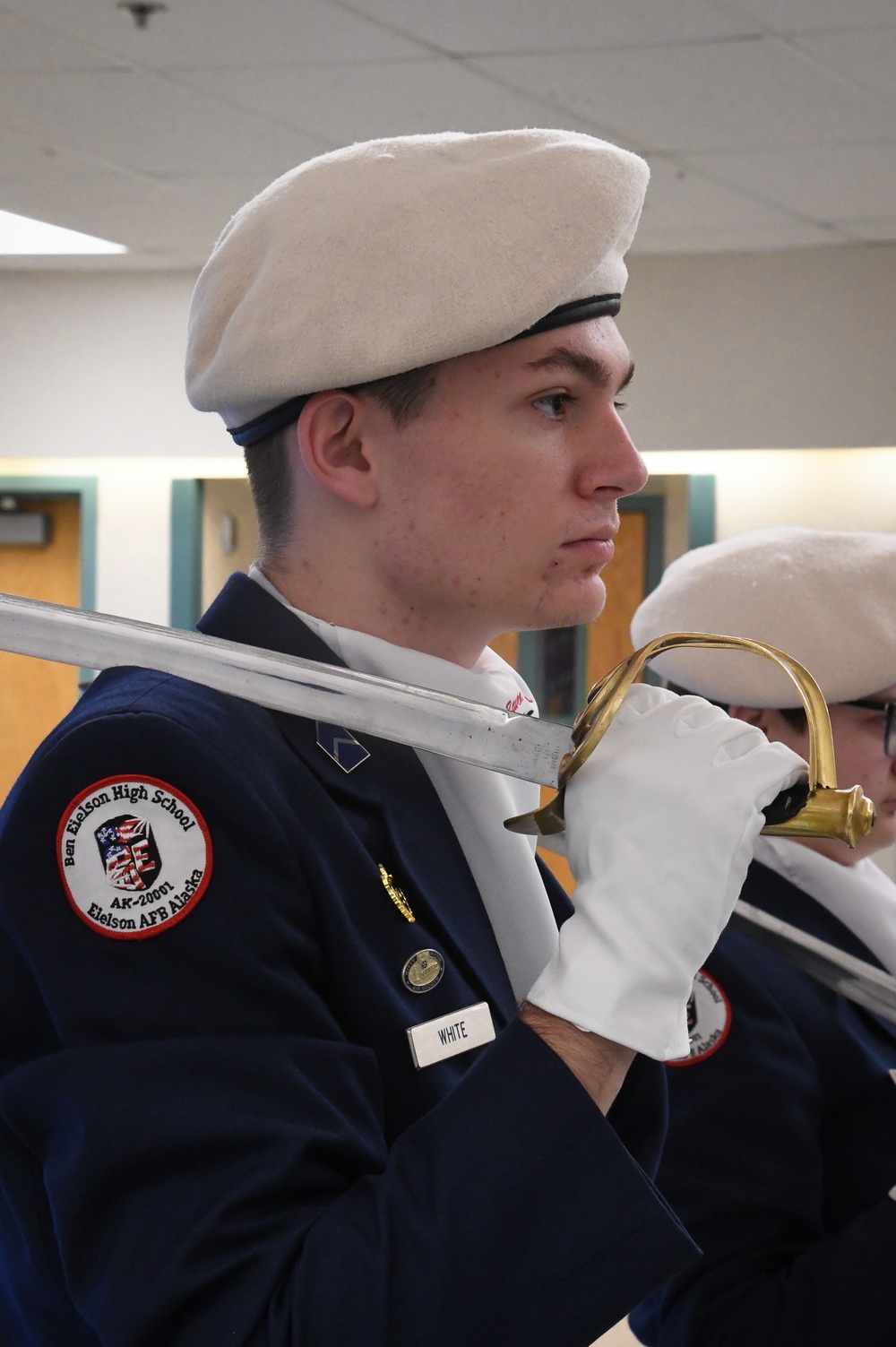 Serving up Veterans Day Breakfast at Eielson Air Force Base