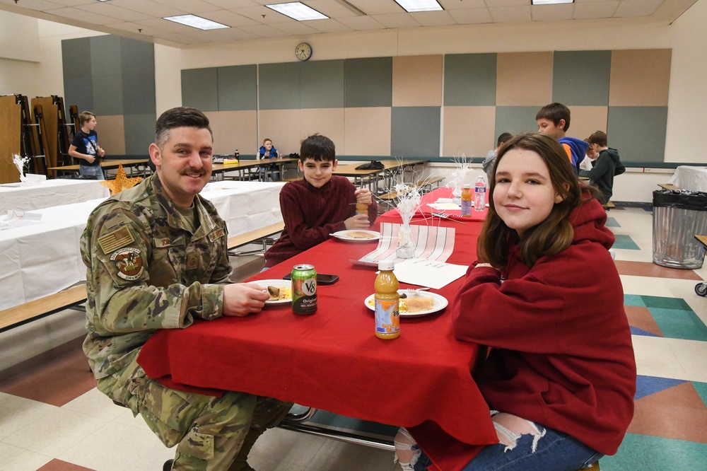 Serving up Veterans Day Breakfast