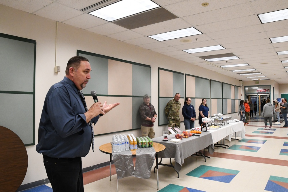 Serving up Veterans Day Breakfast at Eielson Air Force Base