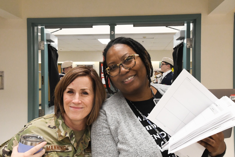 Serving up Veterans Day Breakfast