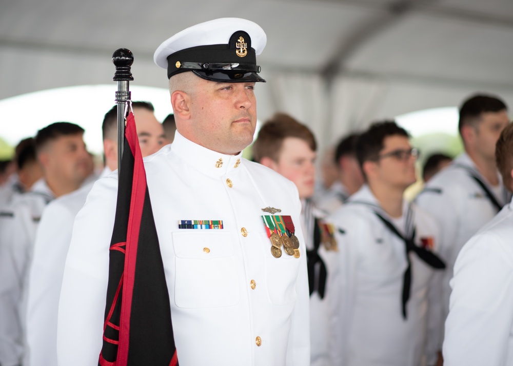 USS Minnesota Changes Command