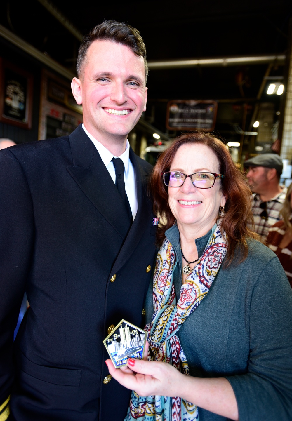 USS Arlington honors Firehouses and Firemen in Veterans Week