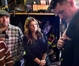 USS Arlington honors Firehouses and Firemen in Veterans Week