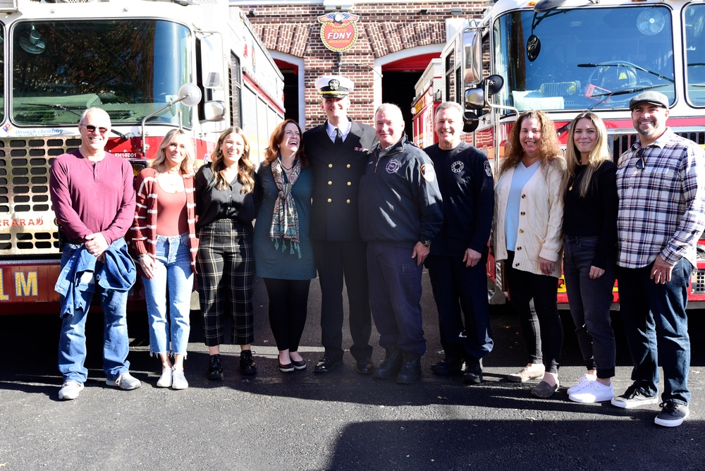 USS Arlington honors Firehouses and Firemen in Veterans Week