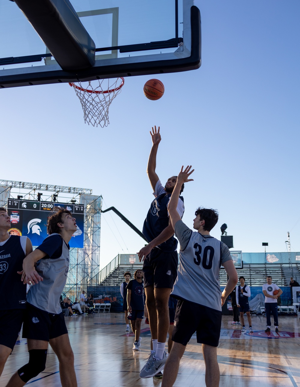 USS Abraham Lincoln hosts the 2022 ESPN Armed Forces Classic - Carrier Edition